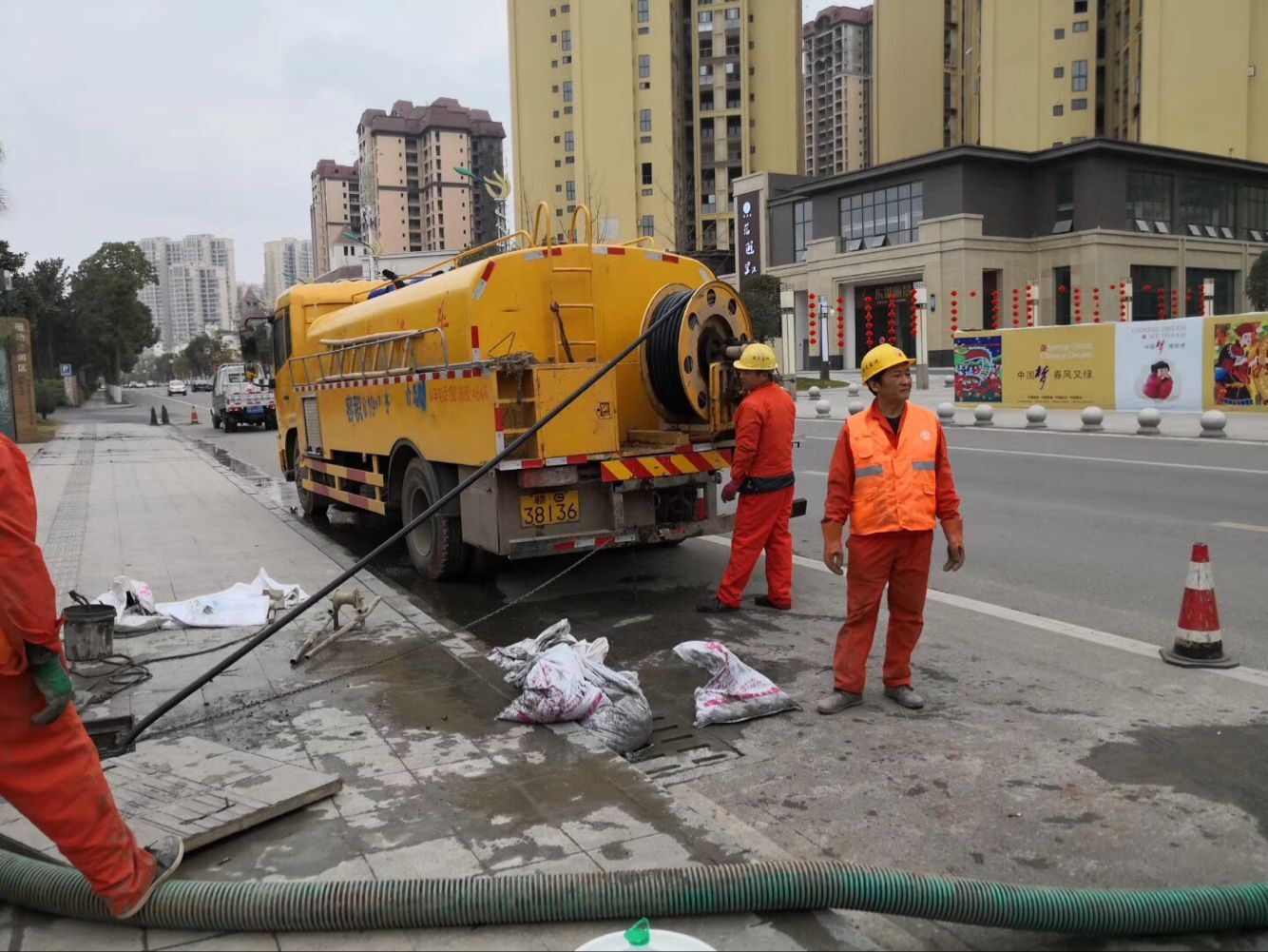 定兴排污管道清淤-管道清洗